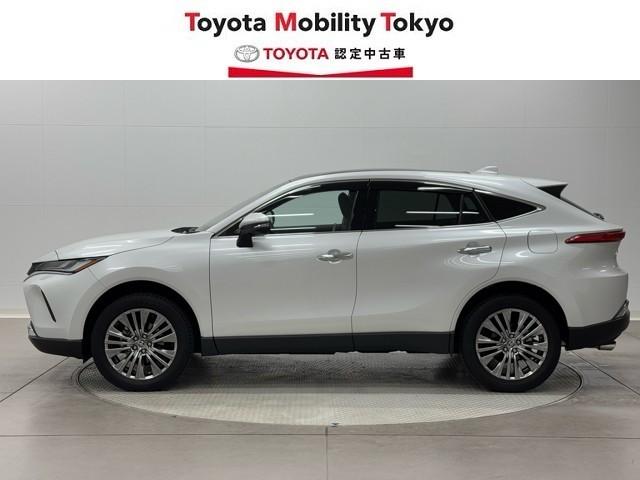 ハリアーハイブリッド Ｚ　レザーパッケージ　ナビＴＶ　ＡＣ１００Ｖ電源　ＬＥＤライト　本革　エアコン　横滑り防止　ドラレコ付　クルーズコントロール　Ｐシート　ガラスルーフ　メディアプレイヤー接続　キーレスエントリー　フルセグテレビ　アルミ（3枚目）