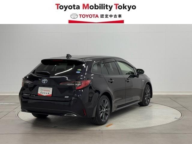 カローラツーリング ハイブリッド　ダブルバイビー　追突軽減ブレーキ　バックモニタ　横滑防止　スマキー　ＬＥＤライト　Ａストップ　デュアルエアバッグ　エアコン　オートクルーズ　サイドエアバッグ　ＥＴＣ付　ナビ　ＰＳ　キーフリー　ＡＢＳ　エアバック（2枚目）