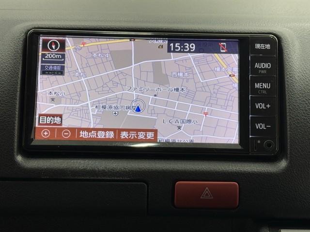 ハイエースバン ロングＤＸ　ブレーキサポート　リアカメラ　ＰＷ　運転席エアバッグ　ナビテレビ　横滑り防止　整備点検記録簿　イモビ付　パワーステアリング　エアコン　ミュージックプレイヤー接続可　ＡＢＳ　キーレス　ワンセグテレビ（5枚目）