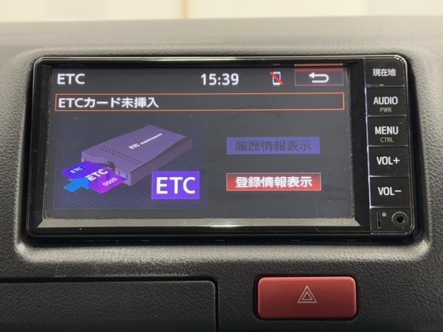 ハイエースバン ロングＤＸ　ブレーキサポート　リアカメラ　ＰＷ　運転席エアバッグ　ナビテレビ　横滑り防止　整備点検記録簿　イモビ付　パワーステアリング　エアコン　ミュージックプレイヤー接続可　ＡＢＳ　キーレス　ワンセグテレビ（8枚目）