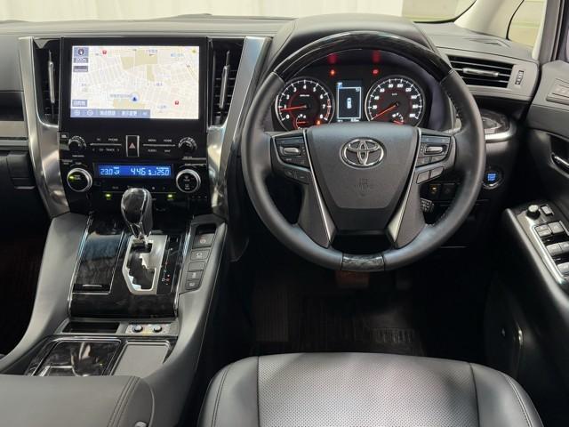 アルファード 2.5S Cパッケージ 両電動ドア Bモニタ 地デジ 1オーナー 定期点検記録簿 DVD再生可能 リアオートエアコン ナビテレビ 横滑り防止 クルコン AC100V電源 セキュリティ ETC車載器 LEDヘッドライト ABS(4枚目)