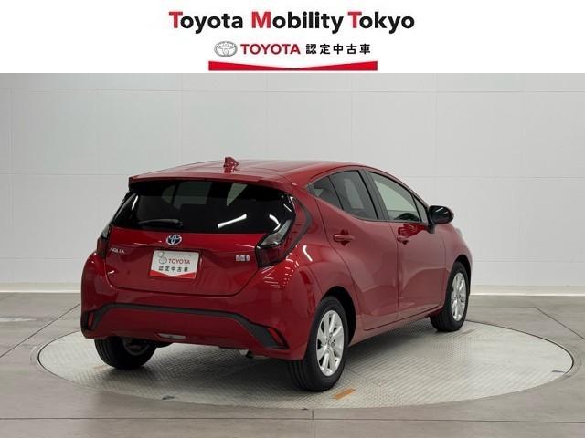 アクア X 踏み間違い防止 100V イモビ ナビ&TV ドライブレコーダー フルセグ 点検記録簿 LEDヘッドライト スマートキー 横滑り防止機能 キーレスエントリー アルミホイール オートクルーズ ETC(2枚目)