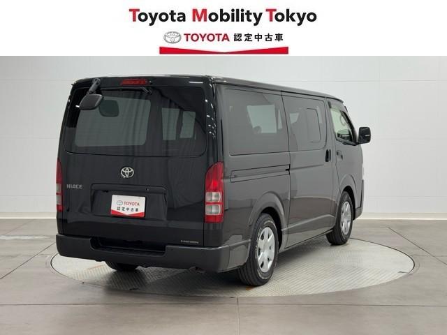 ハイエースバン ロングDX ブレーキサポート リアカメラ PW 運転席エアバッグ ナビテレビ 横滑り防止 整備点検記録簿 イモビ付 パワーステアリング エアコン ミュージックプレイヤー接続可 ABS キーレス ワンセグテレビ(2枚目)