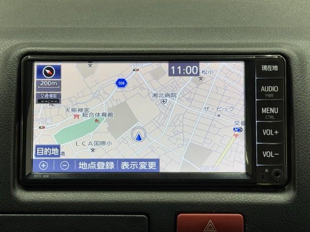 ハイエースバン ロングDX ブレーキサポート リアカメラ PW 運転席エアバッグ ナビテレビ 横滑り防止 整備点検記録簿 イモビ付 パワーステアリング エアコン ミュージックプレイヤー接続可 ABS キーレス ワンセグテレビ(5枚目)