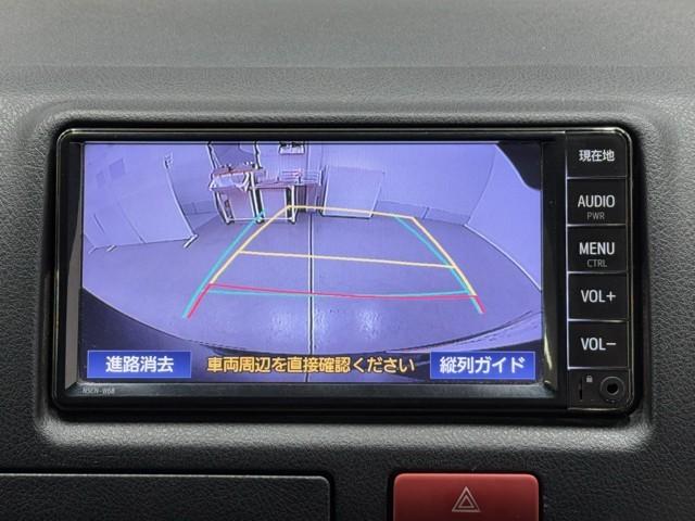 ハイエースバン ロングDX ブレーキサポート リアカメラ PW 運転席エアバッグ ナビテレビ 横滑り防止 整備点検記録簿 イモビ付 パワーステアリング エアコン ミュージックプレイヤー接続可 ABS キーレス ワンセグテレビ(6枚目)