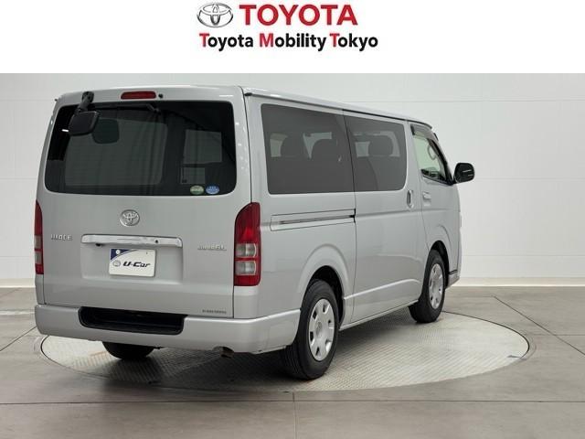 ハイエースバン ロングスーパーGL フルフラット リアカメラ SRS ダブルエアバッグ Wエアコン 盗難防止機能 キーレス DVD視聴可 エアコン パワステ ナビTV ドライブレコーダ ETC ミュージックプレイヤー接続可 ABS(2枚目)