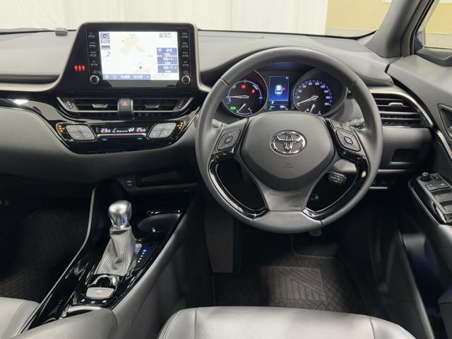 C-HR G モード ネロ セーフティプラス PCS 点検記録簿 ワンオーナ 盗難防止 Rカメラ LEDライト アイドリングストップ ナビTV フルセグTV アルミ クルーズC エアバッグ ABS スマートキ- ETC車載器 キーフリー ドラレコ(4枚目)