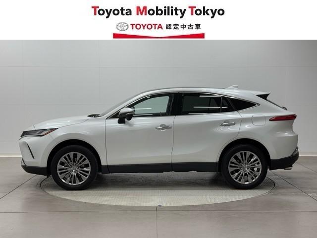 ハリアーハイブリッド Ｚ　レザーパッケージ　パノラマサンルーフ　地デジ　横滑防止　盗難防止システム　Ｂモニター　革　ＬＥＤライト　パワーウィンドウ　クルコン　スマートキ－　助手席エアバック　パワーシート　エアバッグ　点検記録簿　オートエアコン（3枚目）