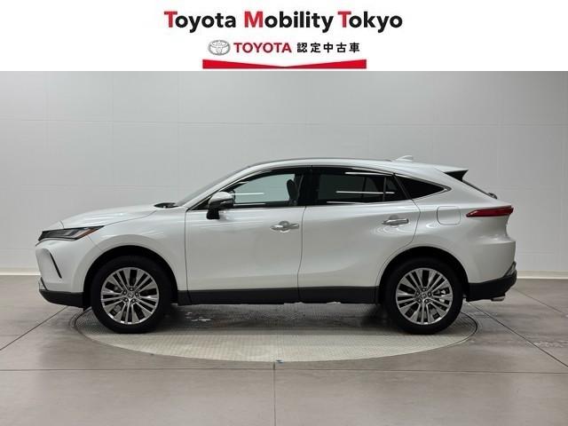 ハリアーハイブリッド Z レザーパッケージ パノラマサンルーフ 地デジ 横滑防止 盗難防止システム Bモニター 革 LEDライト パワーウィンドウ クルコン スマートキ- 助手席エアバック パワーシート エアバッグ 点検記録簿 オートエアコン(3枚目)