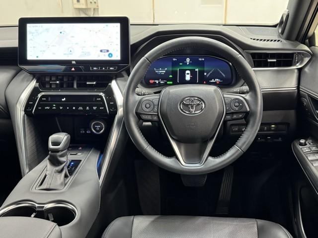 ハリアーハイブリッド Z レザーパッケージ パノラマサンルーフ 地デジ 横滑防止 盗難防止システム Bモニター 革 LEDライト パワーウィンドウ クルコン スマートキ- 助手席エアバック パワーシート エアバッグ 点検記録簿 オートエアコン(4枚目)