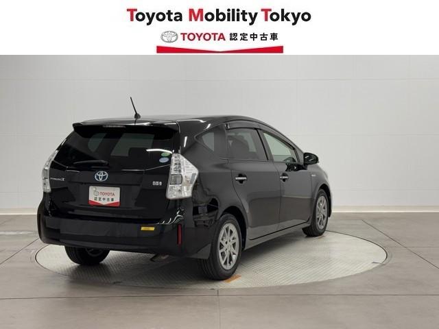 プリウスアルファ S チューン ブラック PW 1オーナー車 フルフラット メモリナビ セキュリティー AUX ETC付き 横滑り防止 スマートキープッシュスタート TVナビ キーレスエントリー サイドカーテンエアバック デュアルエアバッグ(2枚目)