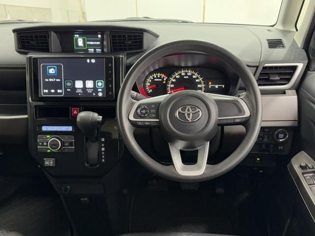 ルーミー Ｇ　追突軽減ブレーキ　パワステ　フルフラット　Ａストップ　ＬＥＤライト　ＴＶ　Ｒカメラ　記録簿付　横滑り防止システム　ドライブレコーダー　エアバック　セキュリティーアラーム　パワーウィンドウ　キーフリー（4枚目）