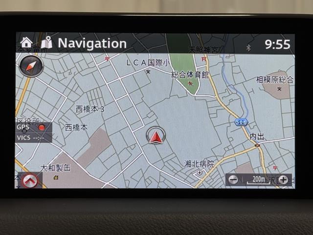 ＣＸ－８ ２５Ｓ　Ｌパッケージ　地上デジタル　オートクルーズコントロール　ＬＥＤヘッドライト　ＤＶＤ再生　ミュージックプレイヤー接続可　ドラレコ　黒革シート　パワーシート　バックモニター　アルミホイール　メモリーナビ　キーフリー（5枚目）