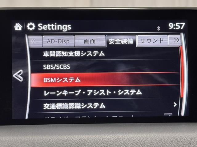 ＣＸ－８ ２５Ｓ　Ｌパッケージ　地上デジタル　オートクルーズコントロール　ＬＥＤヘッドライト　ＤＶＤ再生　ミュージックプレイヤー接続可　ドラレコ　黒革シート　パワーシート　バックモニター　アルミホイール　メモリーナビ　キーフリー（12枚目）