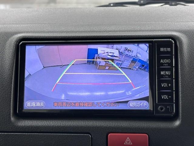 ハイエースバン ＤＸ　ＧＬパッケージ　メモリナビ　ナビ＆ＴＶ　ワンセグＴＶ　バックモニター　横滑り防止装置　キーレスエントリー　エアコン　ＥＴＣ車載器　記録簿　パワステ　フロントパワーウインドウ　エアバック　セキュリティー　ＡＢＳ（6枚目）