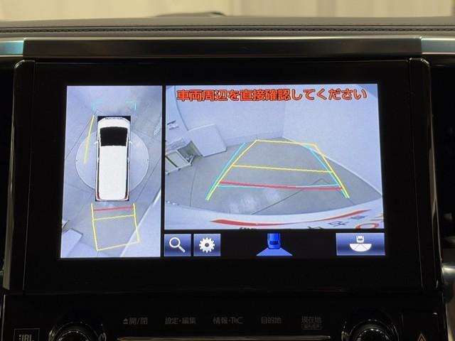 アルファードハイブリッド Ｇ　ＴＳＳ　オートクルーズ　ナビＴＶ　サンル－フ　地デジ　ＡＣ１００　盗難防止装置　ＡＷ　ＬＥＤヘッド　４ｗｄ　キーレス　Ｗエアコン　ＤＶＤ再生機能　ＡＢＳ　エアバッグ　ドラレコ　３列シート　ＥＴＣ（6枚目）