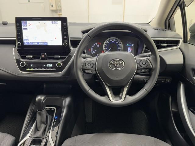 カローラツーリング ハイブリッド S インテリジェントクリアランスソナー ドラレコ付き Rカメラ AAC LEDライト メディアプレイヤー接続 1オーナー車 横滑防止装置 整備記録簿 クルコン ETC車載器 ナビ&TV キーフリーシステム(4枚目)