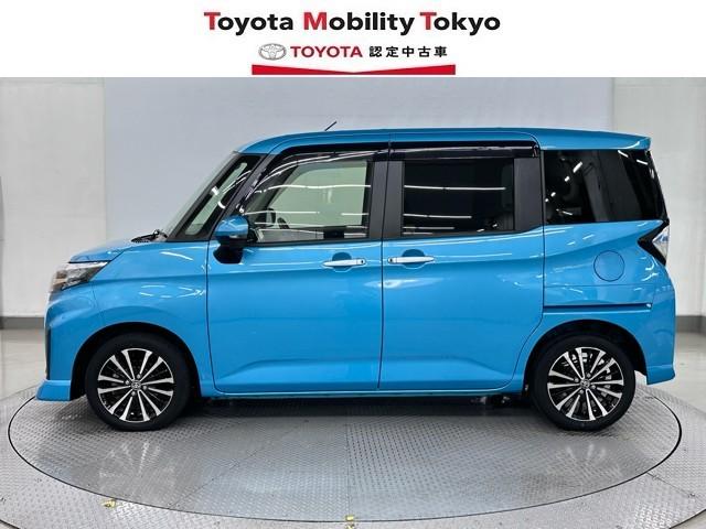 ルーミー カスタムG-T 助手席エアバック 両側オートスライドドア スマートキープッシュスタート LEDライト 1オーナー 横滑り防止機能 クルコン 点検記録簿 ETC付 アルミホイール キーレス DVD ナビ&TV ABS(3枚目)