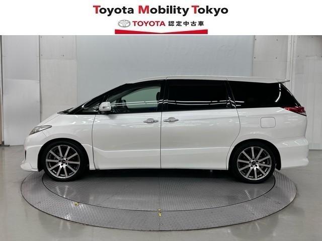 エスティマ ２．４アエラス　Ｇエディション　両側パワースライドＤ　スマートキ　バックモニタ－　フルセグ地デジ　フルフラットシート　ＡＷ　パワーウィンドウ　パワステ　ＡＵＸ接続　セキュリティ　エアバック　キーレスエントリー　ダブルエアコン　Ｄレコ（3枚目）