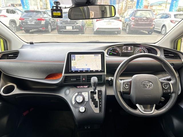 シエンタ ハイブリッド　ファンベースＧ　ＥＳＣ　エコモード　プリクラッシュセーフティー　パワステ　メディアプレイヤー接続　運転席エアバック　整備記録簿　バックモニタ－　イモビライザー　フルセグＴＶ　ドライブレコーダー　クルコン　スマートキー（7枚目）