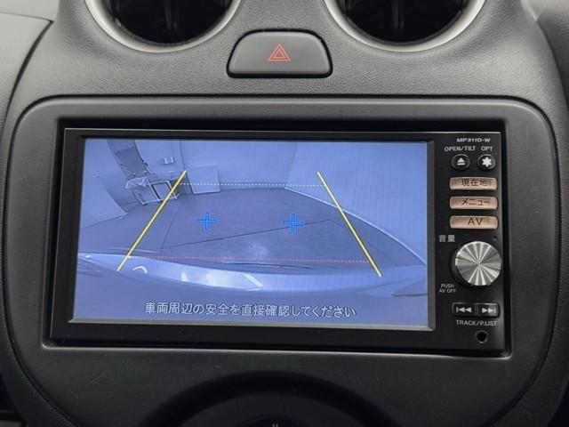マーチ １２Ｘ　ＤＶＤ再生　後カメラ　ＥＴＣ車載器　イモビ　スマートキープッシュスタート　アイストップ　ナビＴＶ　記録簿付き　運転席助手席エアバック　パワーウインド　パワステ　ＡＢＳ　キーレスエントリー　メモリーナビ（6枚目）