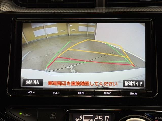 アクア Ｇ　ＧＲスポーツ・１７インチパッケージ　プリクラ　Ｂモニター　１オーナー車　ナビＴＶ　スマートキー＆プッシュスタート　フルセグテレビ　キーレス　記録簿　クルコン　ＤＶＤ再生　盗難防止システム　ＡＷ　ＥＴＣ　ＡＢＳ　オートエアコン　エアバッグ（6枚目）