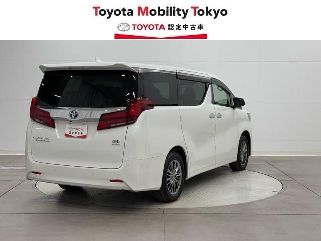 アルファードハイブリッド エグゼクティブラウンジ　インテリジェントクリアランスソナー　地デジＴＶ　両側電動スライドドア　黒革シート　ドライブレコーダー　バックモニタ－　ＬＥＤライト　横滑り防止機能　４ｗｄ　３列シート　オートクルーズコントロール（2枚目）