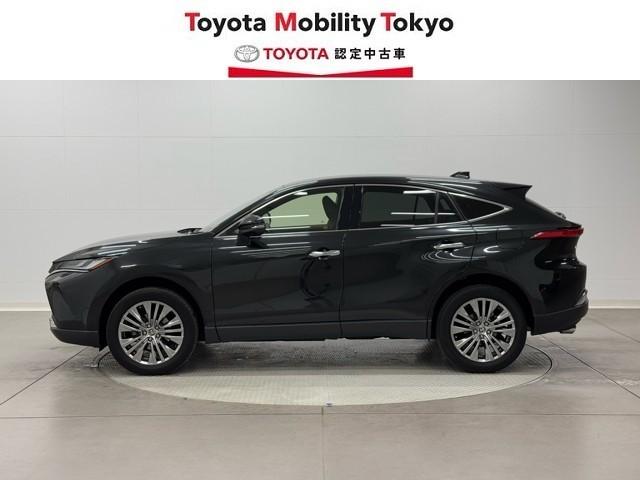 ハリアーハイブリッド Z レザーパッケージ ドライブレコーダー 本革シート 整備記録簿 AC100V AUX 横滑り防止機能 ナビ&TV 盗難防止装置 クルーズコントロール 電動シート AWD メモリナビ LEDライト エアコン キーレス AW(3枚目)