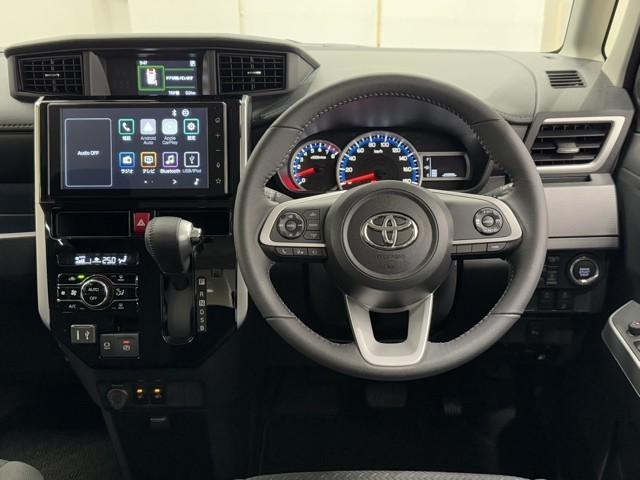 ルーミー カスタムG 両側オートドア 衝突軽減B LEDヘットライト リアカメラ フルフラット フルセグTV TV クルコン キーレスエントリー ドライブレコーダー フルオートエアコン アルミホイル ETC 横滑り防止(4枚目)