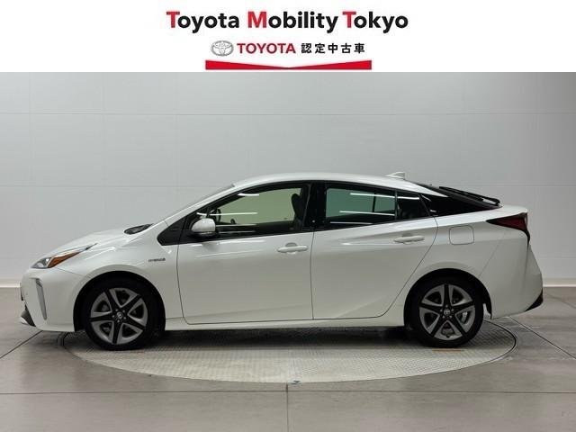 プリウス Ｓツーリングセレクション　エアバック　Ｂモニ　アイスト　定期点検記録簿　ＬＥＤヘッド　イモビ　オートクルーズ　横滑り防止　サイドエアバック　ドラレコ付き　ＥＴＣ　スマートキー　メモリ－ナビ　助手席エアバック　ナビＴＶ　ＡＢＳ（3枚目）