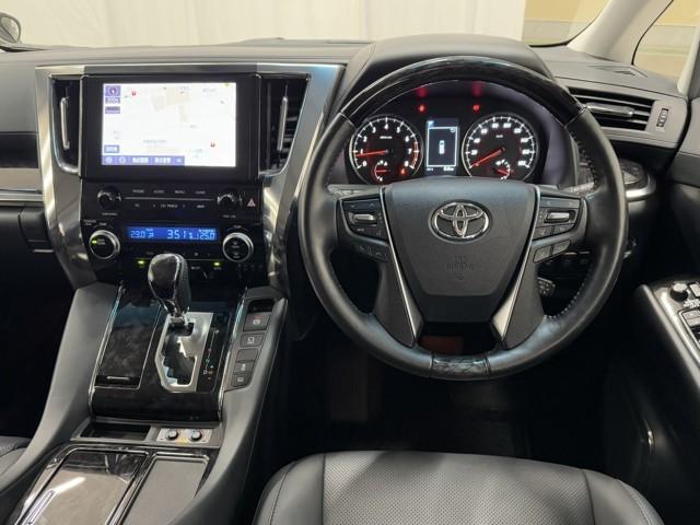 アルファード 2.5S Cパッケージ 両電動ドア Bモニタ 地デジ 1オーナー エアロ 定期点検記録簿 パノラマルーフ リアオートエアコン ナビテレビ 横滑り防止 クルコン AC100V電源 セキュリティ ETC車載器 LEDヘッドライト(4枚目)