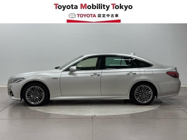 クラウンハイブリッド Ｇ－エグゼクティブ　バックＣ　整備記録簿　ナビＴＶ　地デジフルセグ　Ｐシート　１００Ｖ　ＬＥＤヘッドライト　クルコン　パワステ　エアコン　アルミ　盗難防止装置　横滑防止装置　ＡＵＸ　エアバッグ　ＥＴＣ　メモリーナビ（3枚目）