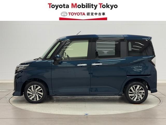 ルーミー カスタムG アイドリング 両側電動SD LEDヘット バックビューモニター 衝突回避ブレーキ TV フルフラット 地デジ スマートキー クルーズコントロール 点検記録簿 ETC ドライブレコーダー オートエアコン(3枚目)