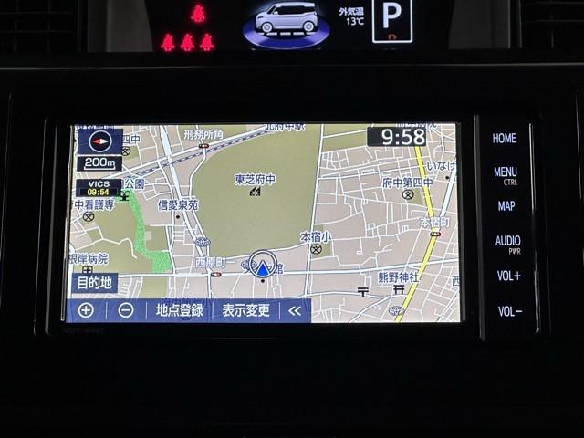 タンク G-T フルセグテレビ LEDヘッドライト オートクルーズ 両側電動スライドドア Bカメラ キーフリー 横滑り防止 ドライブレコーダー オートエアコン ABS ETC 盗難防止装置 DVD メモリナビ(5枚目)