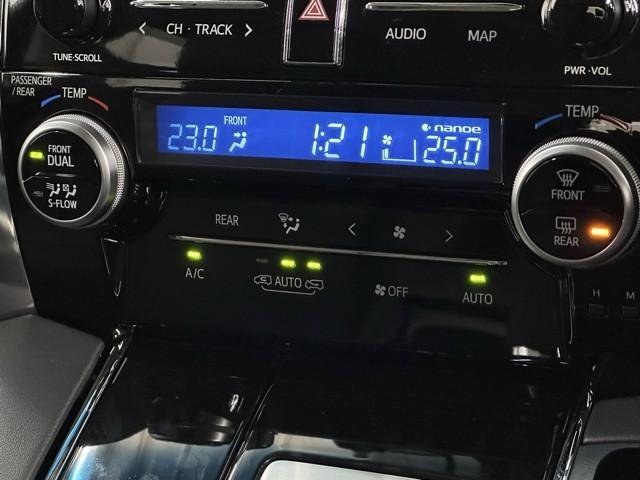 アルファードハイブリッド ＳＲ　Ｃパッケージ　点検記録簿　ワンオナ　バックモニター　オートエアコン　ＬＥＤ　横滑り防止機能　ＡＢＳ　イモビ　ＡＣ１００Ｖ電源　アルミ　ドライブレコーダー　ナビ＆ＴＶ　４ＷＤ　ミュージックプレイヤー接続可　３列シート（9枚目）