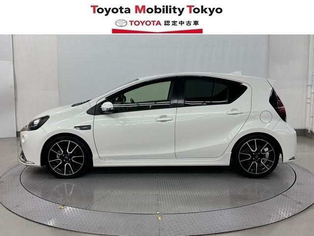 アクア G G’s ドラレコ付き ETC付き 盗難防止装置 ブレーキサポート キーレス オートクルーズコントロール スマートキープッシュスタート 1オーナー メディアプレイヤー接続 運転席助手席エアバック 横滑防止(3枚目)