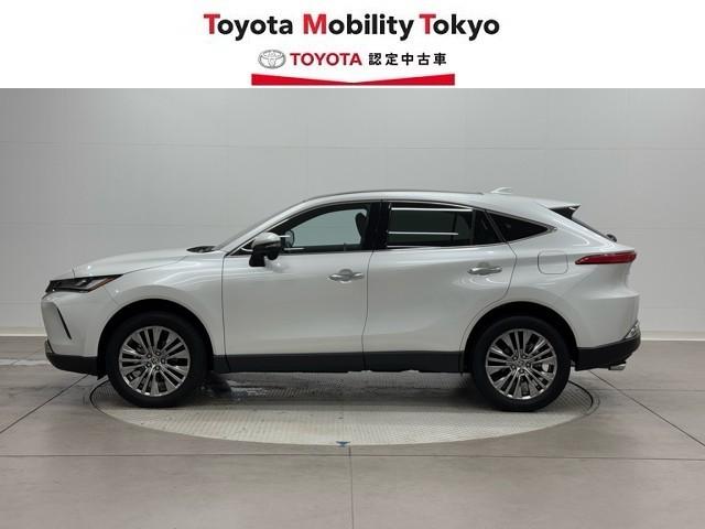 ハリアーハイブリッド Z レザーパッケージ パノラマサンルーフ 地デジ 横滑防止 盗難防止システム Bモニター 革 LEDライト パワーウィンドウ クルコン スマートキ- 助手席エアバック パワーシート エアバッグ オートエアコン ナビTV(3枚目)