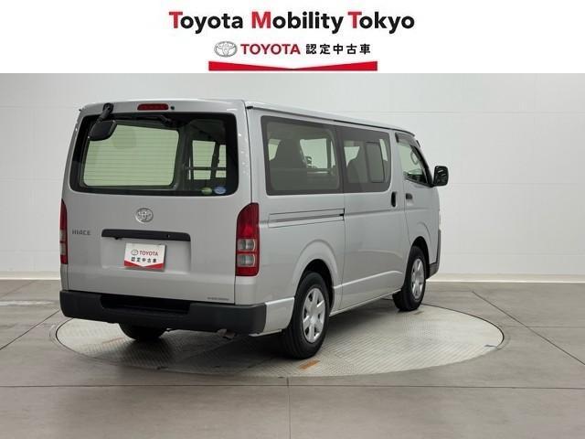 ハイエースバン ロングＤＸ　ブレーキサポート　リアカメラ　ＰＷ　運転席エアバッグ　ナビテレビ　横滑り防止　整備点検記録簿　イモビ付　パワーステアリング　エアコン　ミュージックプレイヤー接続可　ＡＢＳ　キーレス　ワンセグテレビ（8枚目）