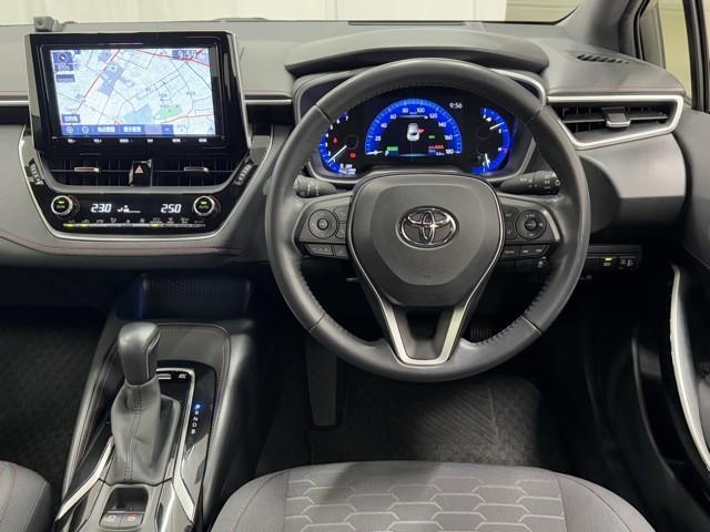 カローラスポーツ ハイブリッドＧ　Ｚ　サイドエアバック　前後誤発進抑制　盗難防止　スマートキーシステム　Ｂモニ　オートクルーズ　ＬＥＤライト　エアバック　オートエアコン　地デジ　ナビＴＶ　ＡＷ　デュアルエアバッグ　整備記録簿　キーレス（2枚目）