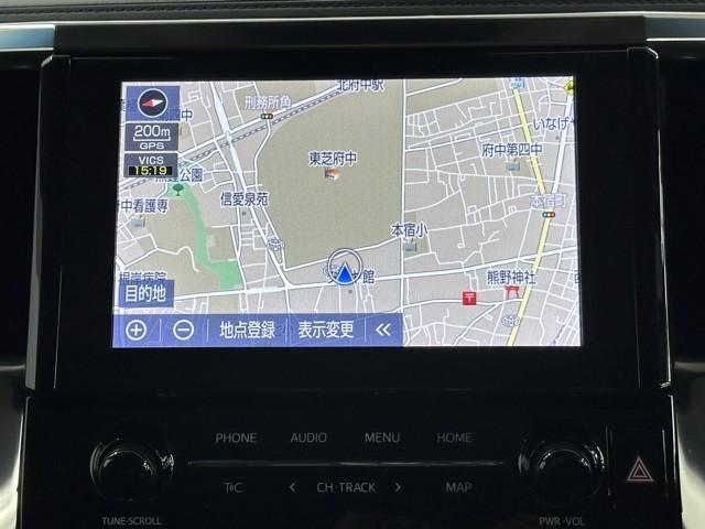 アルファード ２．５Ｓ　Ｃパッケージ　衝突被害軽減ブレーキ　両側電動スライドドア　電動バックドア　２．０ＥＴＣ　Ｂｌｕｅｔｏｏｔｈオーディオ　メディアプレイヤー接続　前後ドライブレコーダー　メモリーナビ　Ｂモニター　エアシート　横滑り防止（8枚目）