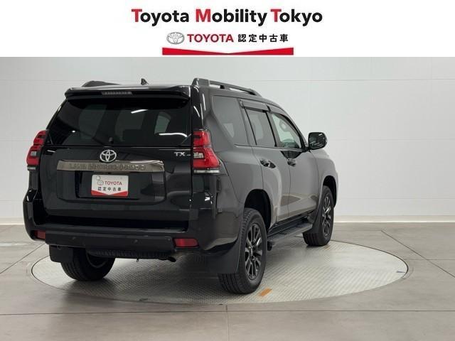 ランドクルーザープラド TX Lパッケージ 70thアニバーサリーリミテッド パートタイム4WD メディアプレイヤー接続 LEDランプ ナビ付 Bカメラ サンル-フ 記録簿 メモリーナビ オートエアコン 革シート スマートキー ドラレコ ETC キーレス クルーズコントロール(5枚目)