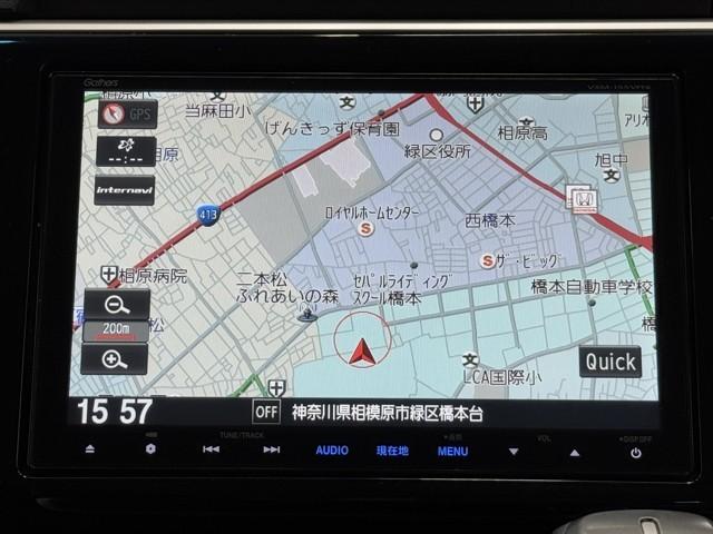 ステップワゴンスパーダ スパーダ・クールスピリット　両電動スライドドア　追突軽減ブレーキ　スマキー　Ｂカメ　ミュージックプレイヤー接続可　Ｗエアコン　フルセグテレビ　盗難防止システム　サイドエアバック　アルミ　ナビＴＶ　アクティブクルーズコントロール（5枚目）