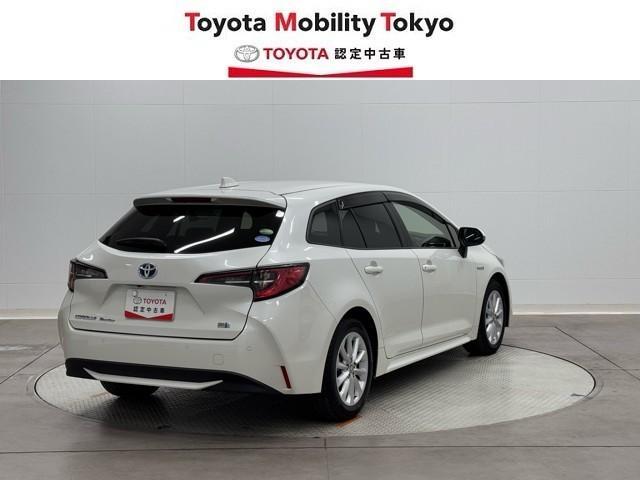 カローラツーリング ハイブリッド　Ｓ　インテリジェントクリアランスソナー　ドラレコ付き　Ｒカメラ　ＡＡＣ　ＬＥＤライト　メディアプレイヤー接続　１オーナー車　横滑防止装置　整備記録簿　クルコン　ＥＴＣ車載器　ナビ＆ＴＶ　キーフリーシステム（4枚目）