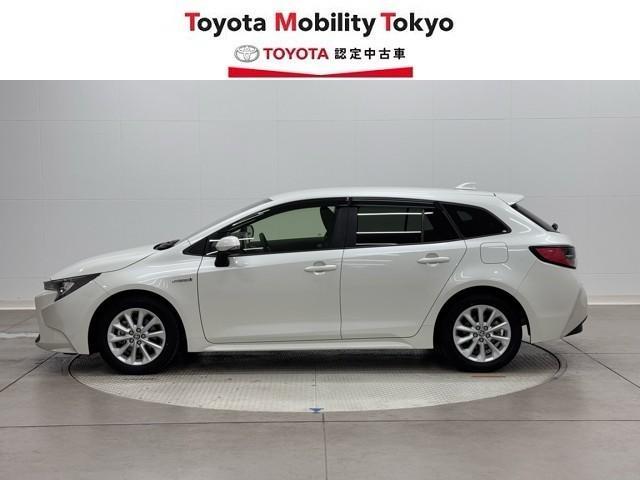 カローラツーリング ハイブリッド　Ｓ　インテリジェントクリアランスソナー　ドラレコ付き　Ｒカメラ　ＡＡＣ　ＬＥＤライト　メディアプレイヤー接続　１オーナー車　横滑防止装置　整備記録簿　クルコン　ＥＴＣ車載器　ナビ＆ＴＶ　キーフリーシステム（5枚目）