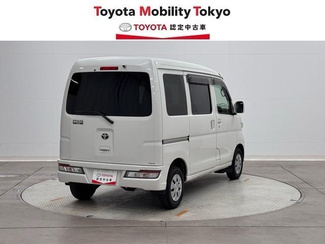 ピクシスバン クルーズターボ SAIII 衝突軽減ブレーキ バックモニター DVD再生可 パワステ 記録簿 4WD ETC エアコン アイドリングストップ LEDヘッドライト キーレス ESC ナビTV ミュージックプレイヤー接続可 ABS(4枚目)