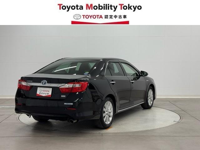 カムリ ハイブリッド Gパッケージ 車検整備付 オートクルーズコントロール HDDナビ Bカメラ ETC車載器 VSC 記録簿あり 地デジ コーナーセンサー イモビ DVD再生機能 オートライト サイドエアバック ナビ&TV AC(4枚目)