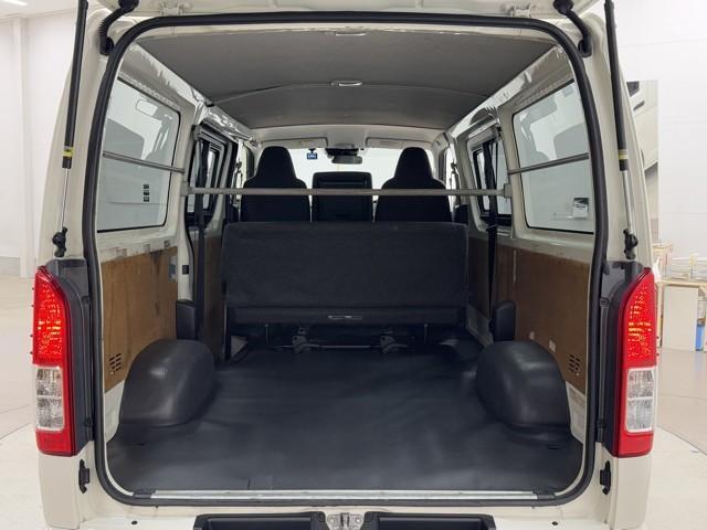 ハイエースバン DX GLパッケージ 衝突被害軽減ブレーキ 車検整備付 インテリジェントクリアランスソナー ドラレコ 車線逸脱警報 電動格納ドアミラー オートライト 横滑り防止装置 オートハイビーム キーレスエントリー エアコン 記録簿(18枚目)