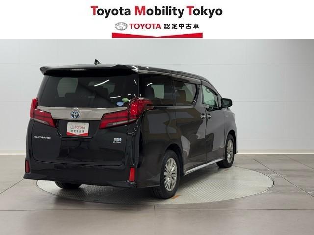 アルファードハイブリッド S タイプゴールド AC100V 地デジ リアオートエアコン クルコン Bカメラ ナビ&TV メンテナンスノート LEDライト オートエアコン 横滑り防止機能 アイドリングストップ フルフラット スマートキー ETC(2枚目)