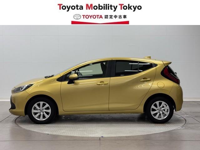 アクア Ｘ　踏み間違い防止　１００Ｖ　イモビ　ナビ＆ＴＶ　ドライブレコーダー　フルセグ　点検記録簿　ＬＥＤヘッドライト　スマートキー　横滑り防止機能　キーレスエントリー　アルミホイール　オートクルーズ　ＥＴＣ（3枚目）