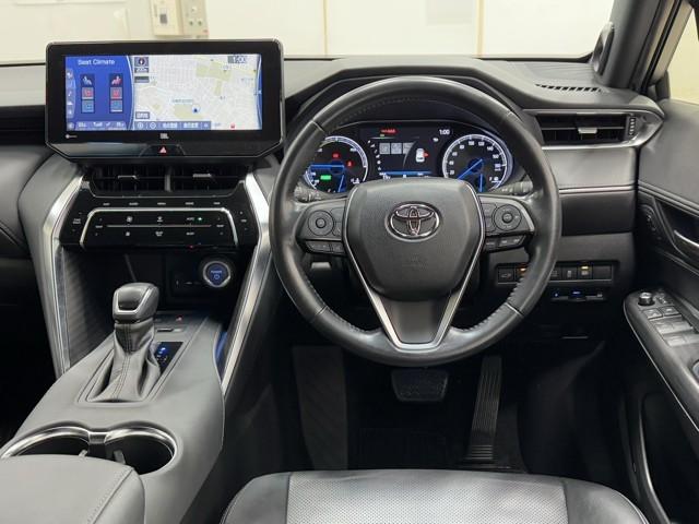 ハリアーハイブリッド Z レザーパッケージ ナビTV LEDライト 本革 エアコン 横滑り防止 ドラレコ付 クルーズコントロール Pシート ガラスルーフ メディアプレイヤー接続 キーレスエントリー フルセグテレビ アイドリングストップ アルミ(4枚目)